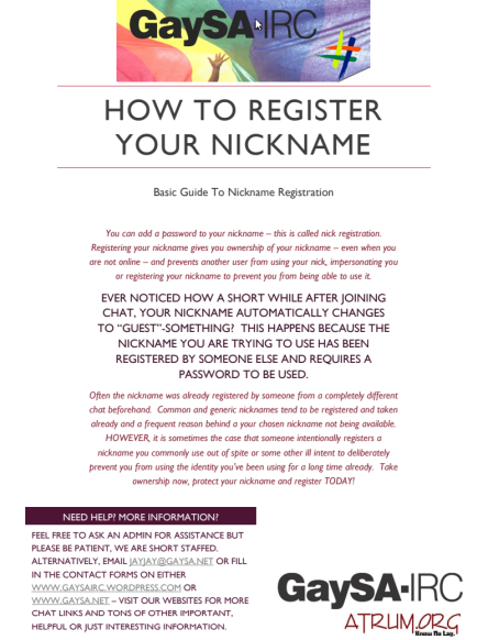 Nickname Registration Introduction